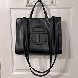 Black Medium Telfar Shopping Bag